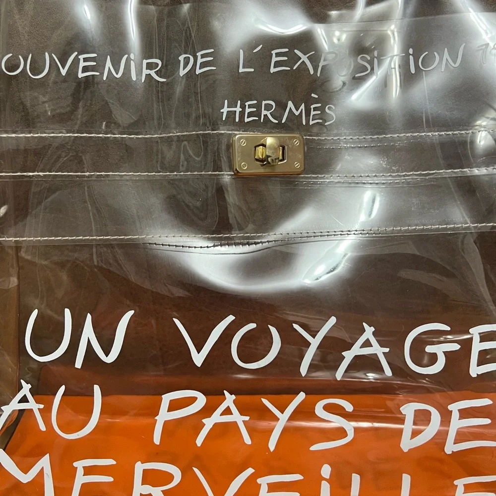 😍Hermès Clear PVC Kelly Bag VIP Limited Edition - Picture 2 of 5